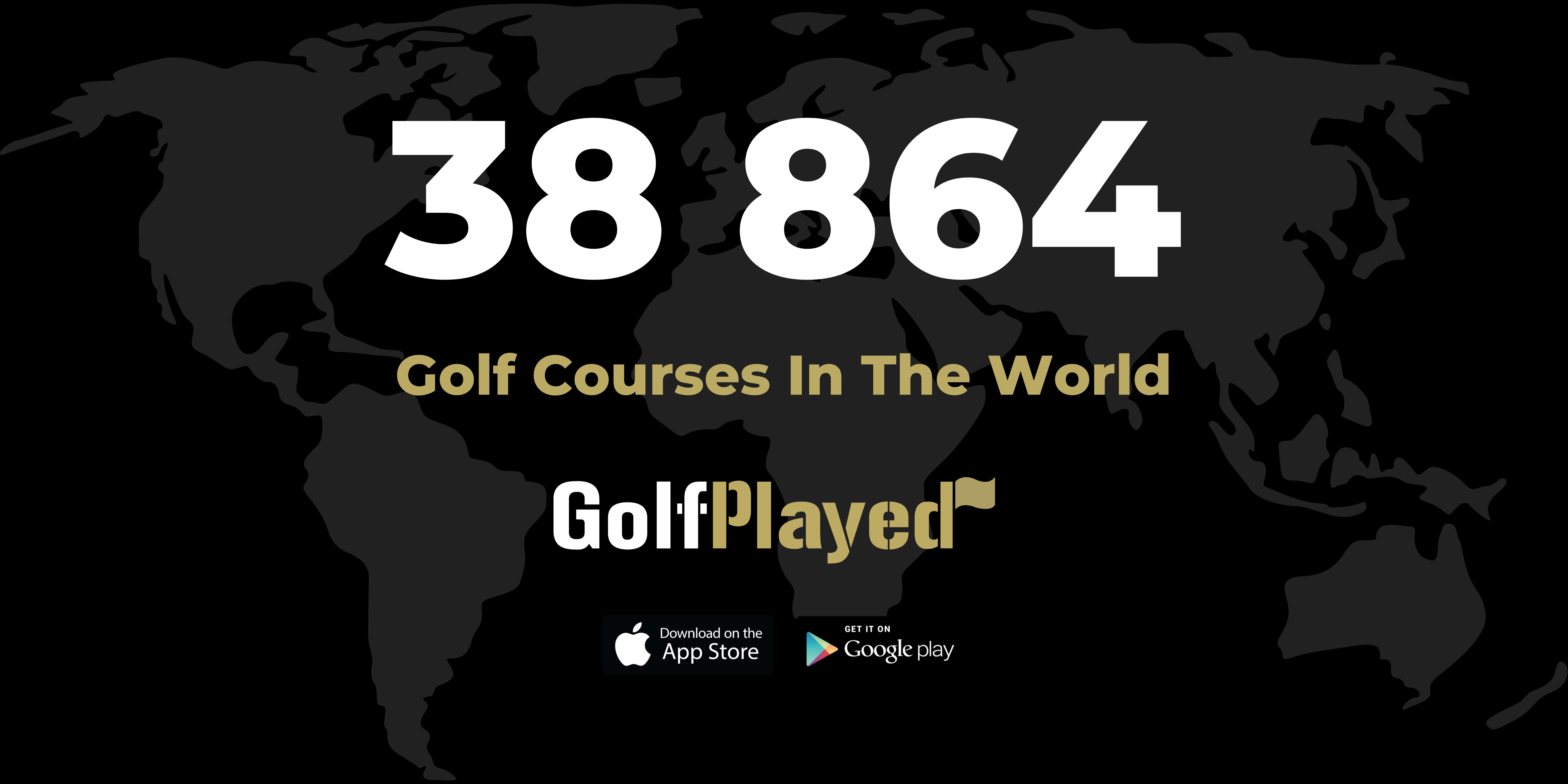 How many golf courses are there in the world? GolfPlayed